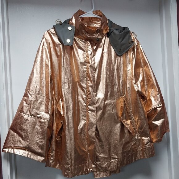 Violanti Metallic Rose Gold Jacket Made in Italy - Picture 2 of 10